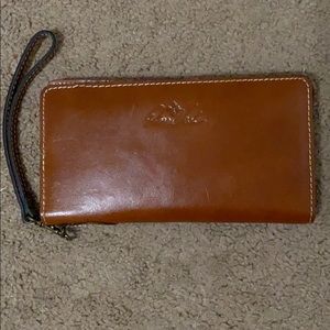 Light brown Patricia Nash wristlet
